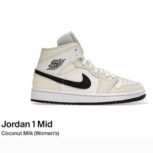 Nike White Cream And Black Classic Sneakers